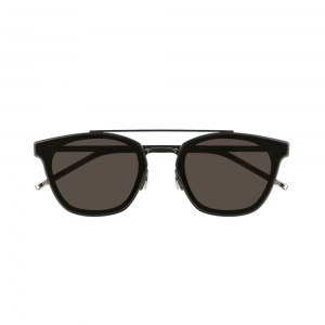 Saint Laurent SL 28 METAL-001 – Ochelari de soare Unisex, Negru, Metal, 61