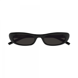 Saint Laurent SL 557 SHADE-001 – Ochelari de soare Femei, Negri, Dreptunghiulari, 53