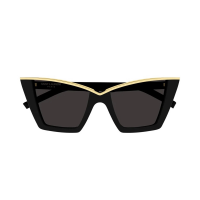 Saint Laurent SL 570 – Ochelari de soare Damă, Negru, Cat Eye, 54 mm