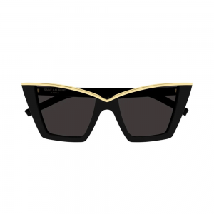 Saint Laurent SL 570 – Ochelari de soare Damă, Negru, Cat Eye, 54 mm