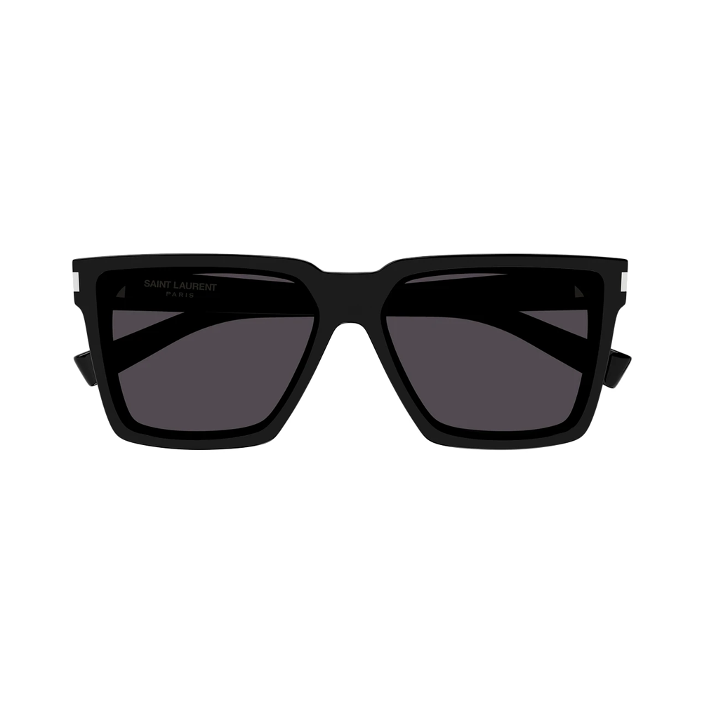Saint Laurent SL 610-001 – Ochelari de soare Unisex, Negri, Pătrați, 59
