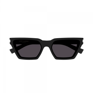Saint Laurent SL 633 CALISTA-001 – Ochelari de soare Femei, Negri, Cat Eye, 57