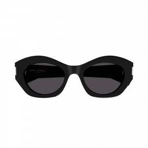 Yves Saint Laurent SL 639 001 52 – Ochelari de soare damă, Negri, Cat-Eye, 52 mm