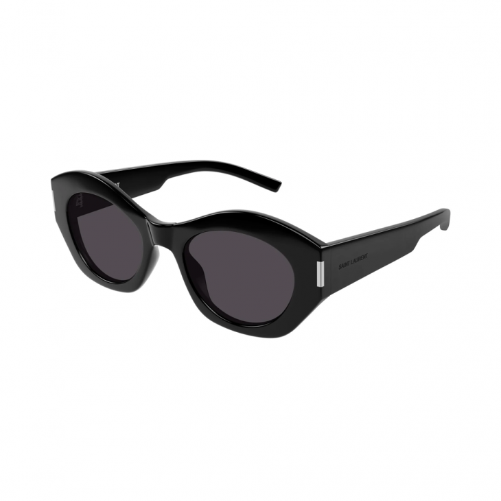 Yves Saint Laurent SL 639 001 52 – Ochelari de soare damă, Negri, Cat-Eye, 52 mm