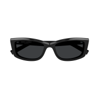 Yves Saint Laurent SL 658 001 54 – Ochelari de soare damă, Negri, Cat-Eye, 54 mm