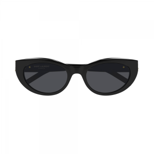 Yves Saint Laurent SL M115 005 54 – Ochelari de soare damă, Negri, Cat-Eye, 54 mm