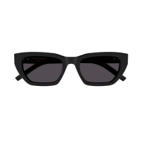 Yves Saint Laurent SL M127/F 001 53 – Ochelari de soare damă, Negri, Cat-Eye, 53 mm