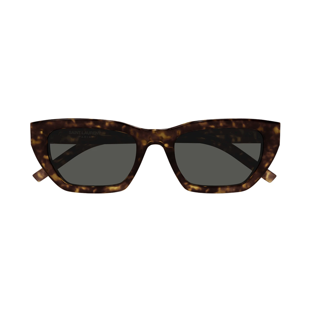 Yves Saint Laurent SL M127/F 002 53 – Ochelari de soare damă, Havana, Cat-Eye, 53 mm