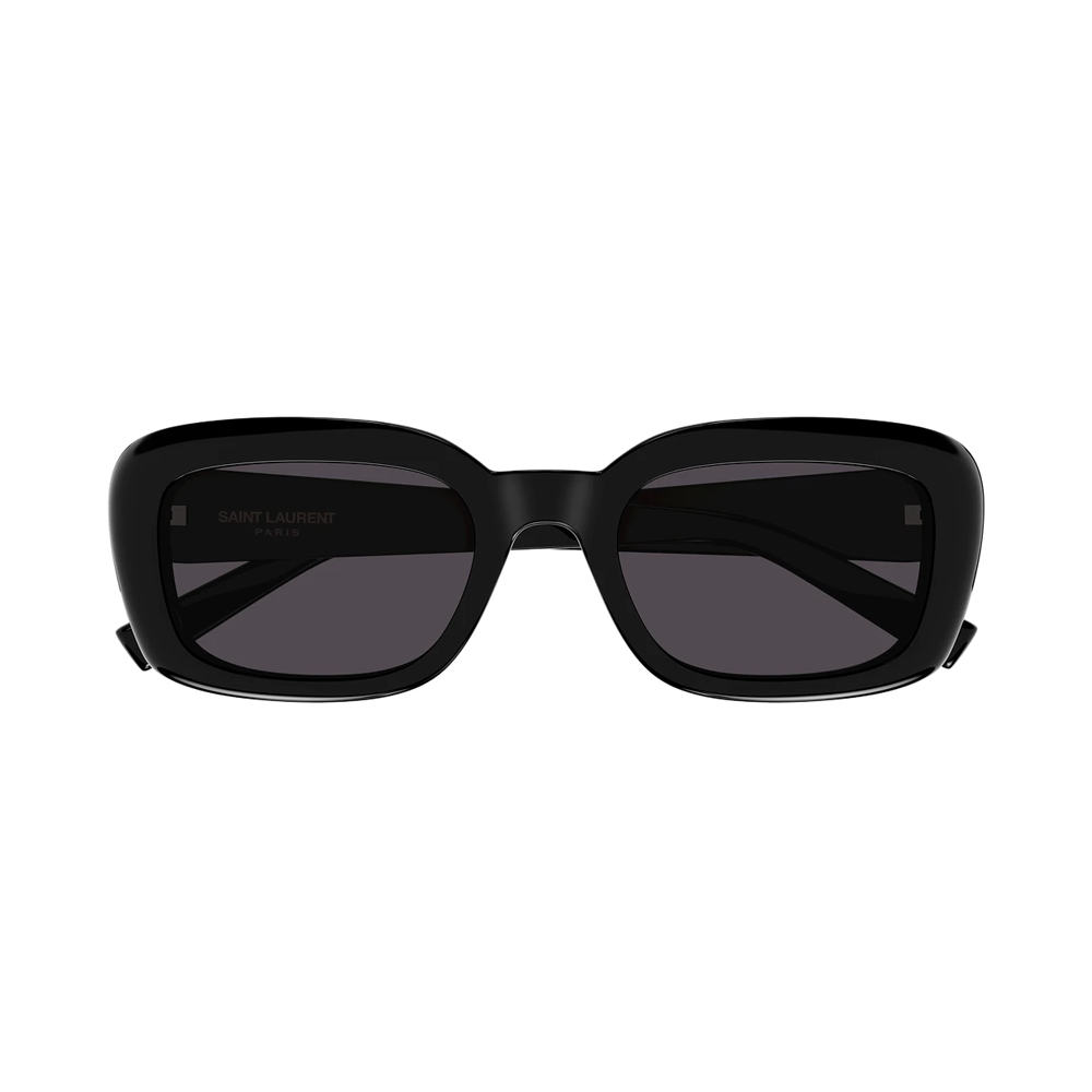 Yves Saint Laurent SL M130 001 53 – Ochelari de soare damă, Negri, Ovali, 53 mm
