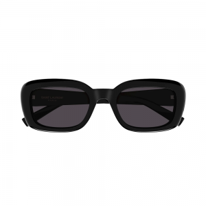 Yves Saint Laurent SL M130 001 53 – Ochelari de soare damă, Negri, Ovali, 53 mm