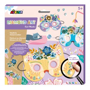 Set creativ DIY - Masti cu diamante - Pisica