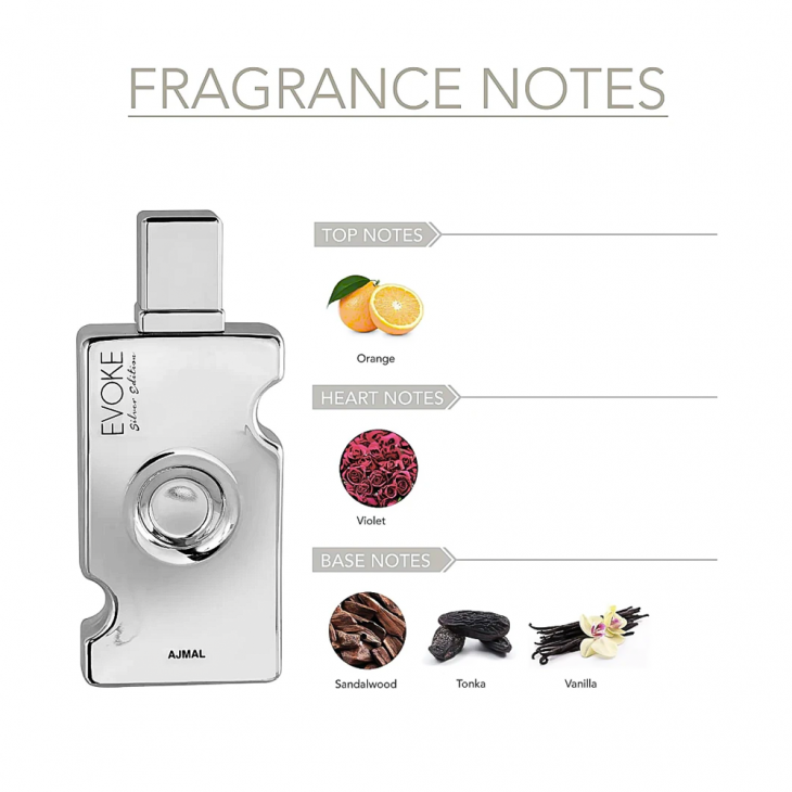Ajmal Evoke Her Silver Edition Eau de Parfum Femei 75ml Parfum