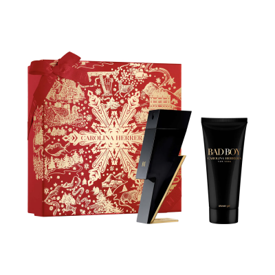 Carolina Herrera Bad Boy Apă de Toaletă Bărbați 100ml + Gel de Duș 100ml Set 