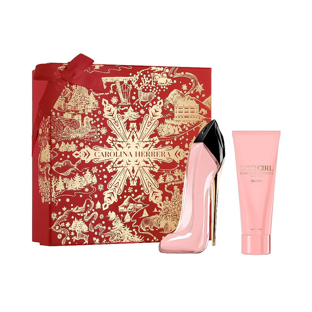 Carolina Herrera Good Girl Blush Set Cadou Apă de Parfum 80ml + Loțiune de Corp 100ml Parfum