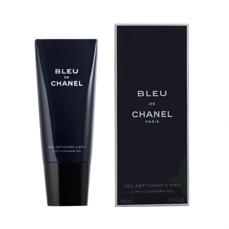 Chanel Bleu De Chanel Cleansing Gel 2-in-1 Gel Față și Barbă Bărbați 100ml