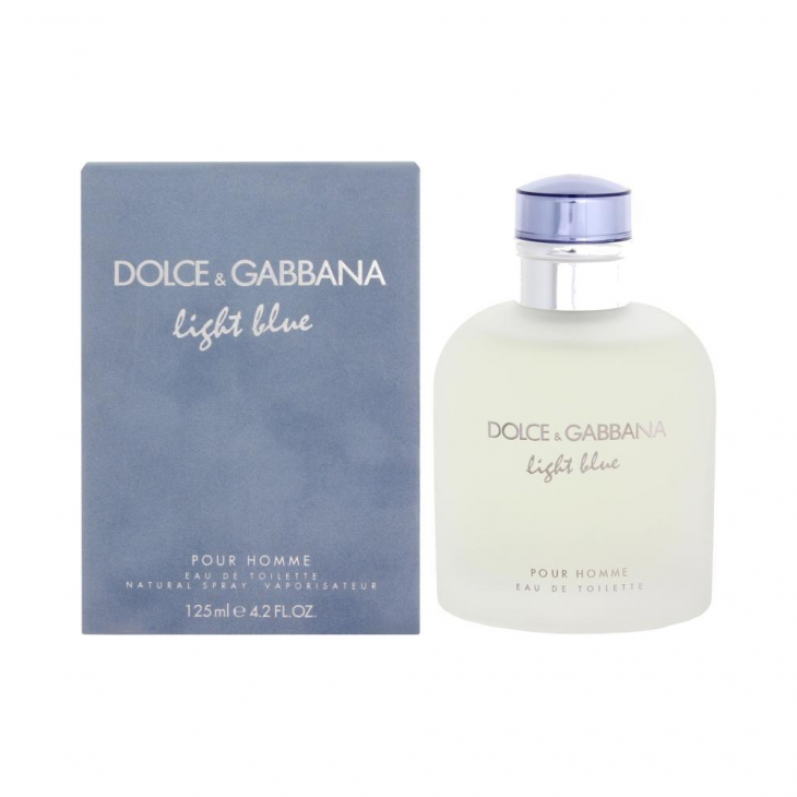 Dolce & Gabbana Light Blue Pour Homme Eau de Toilette Bărbați 125ml (New Packing)