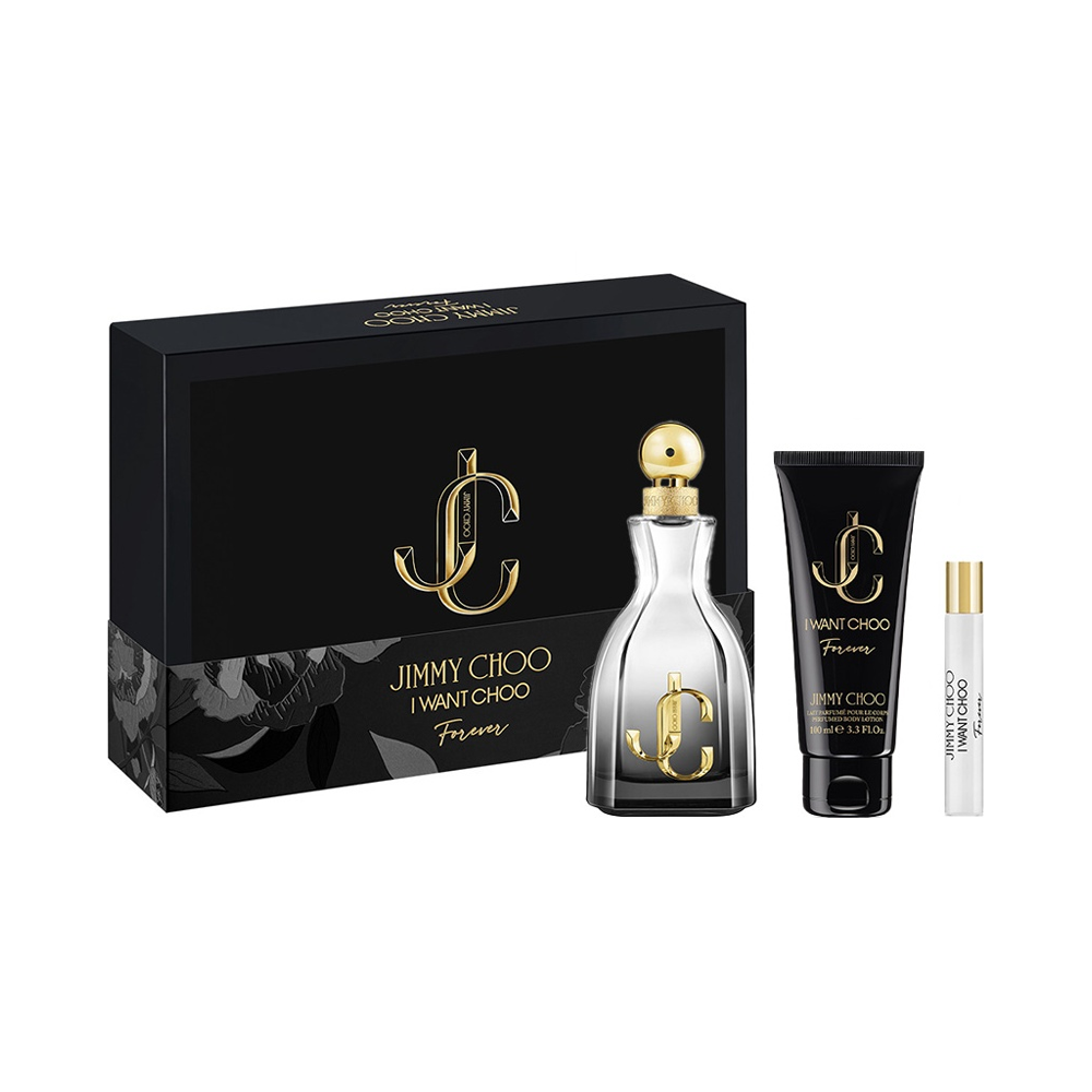 Jimmy Choo I Want Choo Forever Eau de Parfum Set 100ml + 7.5ml + Loțiune de Corp 100ml Femei 