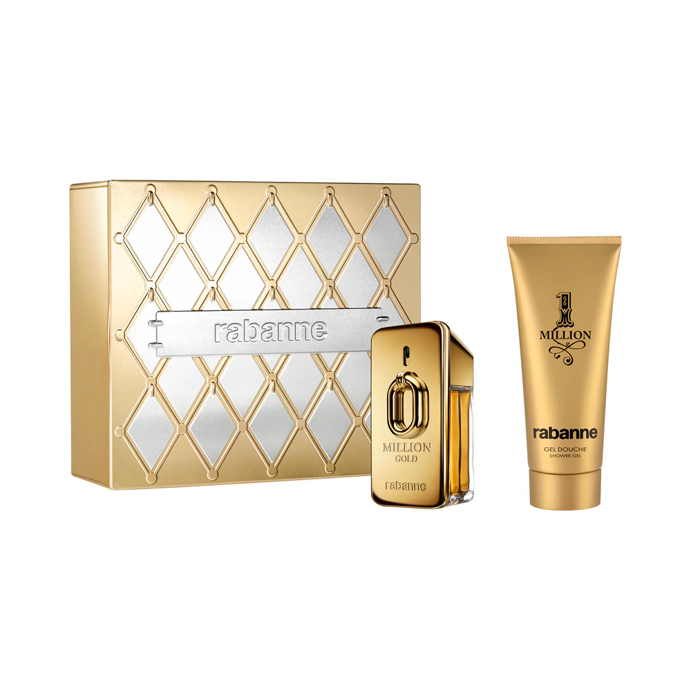 Paco Rabanne 1 Million Gold Apă de Parfum Bărbați 50ml + Gel de Duș 100ml Set Cadou Parfum