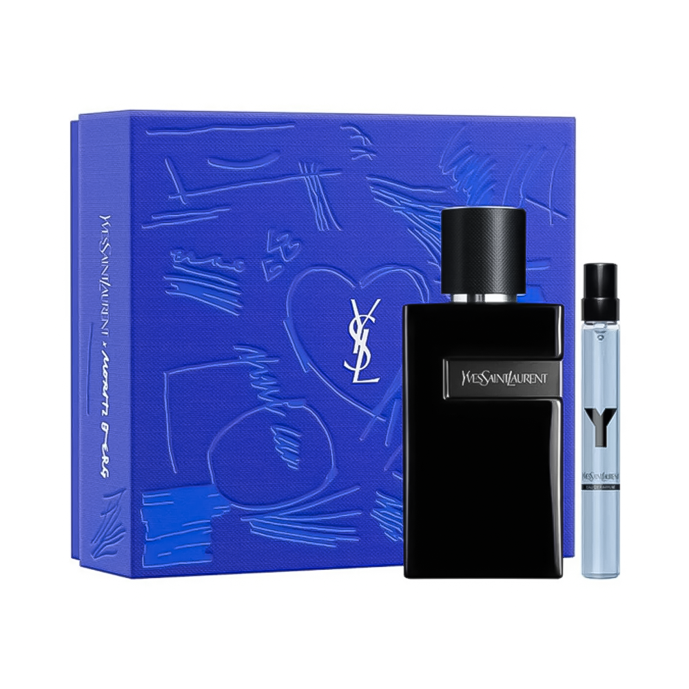 Yves Saint Laurent Y Apă de Parfum Set Barbați 100 ml + 10 ml + Apa de Parfum 10 ml Parfum