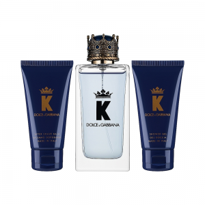 Dolce & Gabbana K Pour Homme Set Cadou Primăvară 2024 EDT 100ml + After Shave Balm 50ml + Gel Duș 50ml Bărbați