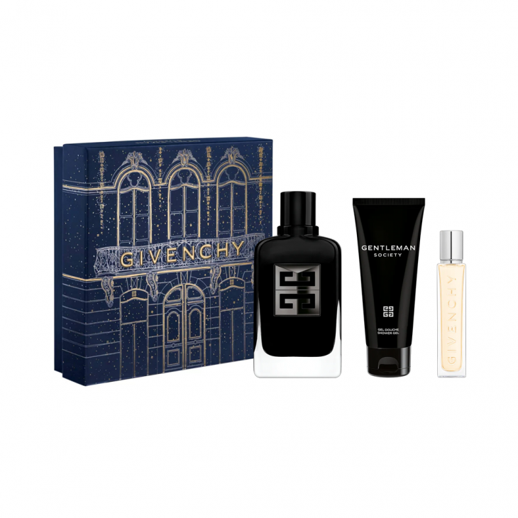 Givenchy Gentleman Society Extreme Set Eau De Parfum 100ml + Shower Gel 75ml + Mini EDP 12.5ml Bărbați 