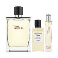 Hermès Terre d’Hermès Eau de Toilette Set Bărbați 100ml + 15ml + Gel de Duș 40ml 