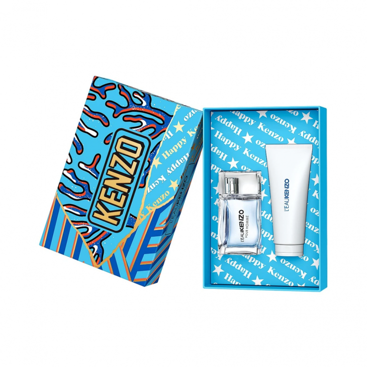 Set Cadou Kenzo L'Eau Pour Kenzo Homme Eau de Toilette Bărbați 30ml + Gel de Duș 75ml