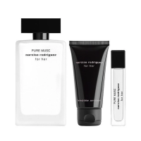 Narciso Rodriguez For Her Pure Musc Set Cadou Apă de Parfum Femei 100ml + Loțiune de Corp 50ml + Travel Spray 10ml