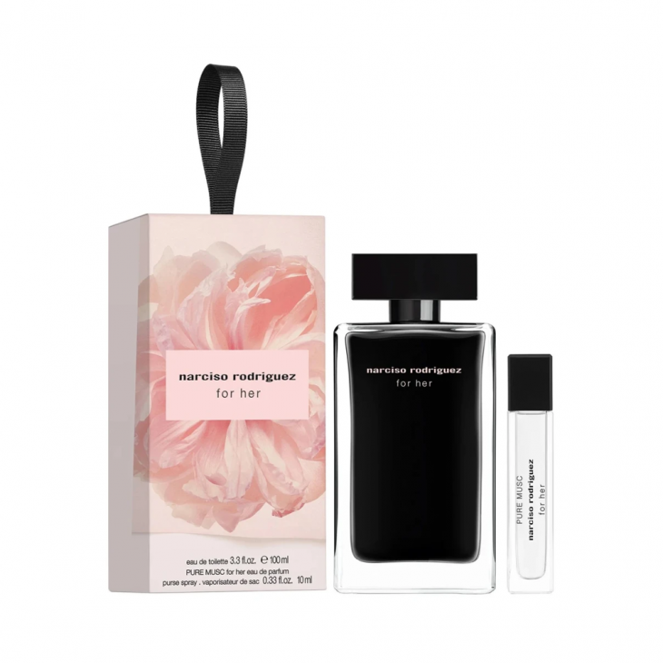 Set Cadou Narciso Rodriguez For Her EDT 100ml + Miniatură Pure Musc EDP 10ml